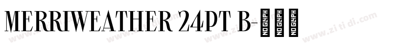 Merriweather 24pt B字体转换 Merriweather 24pt B字体转换